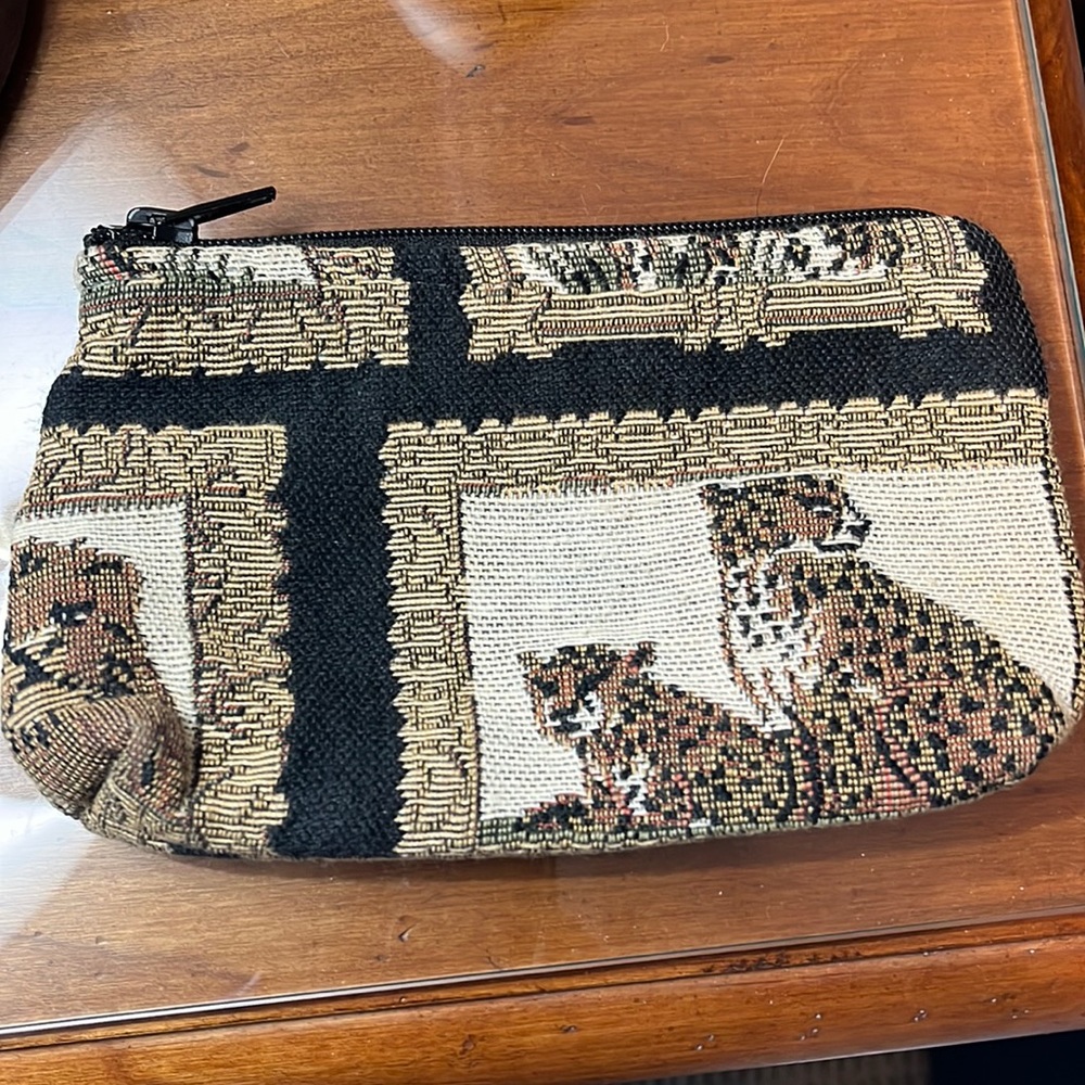 Doodle Bags Stuart FL. Leopard print Cosmetic bag
